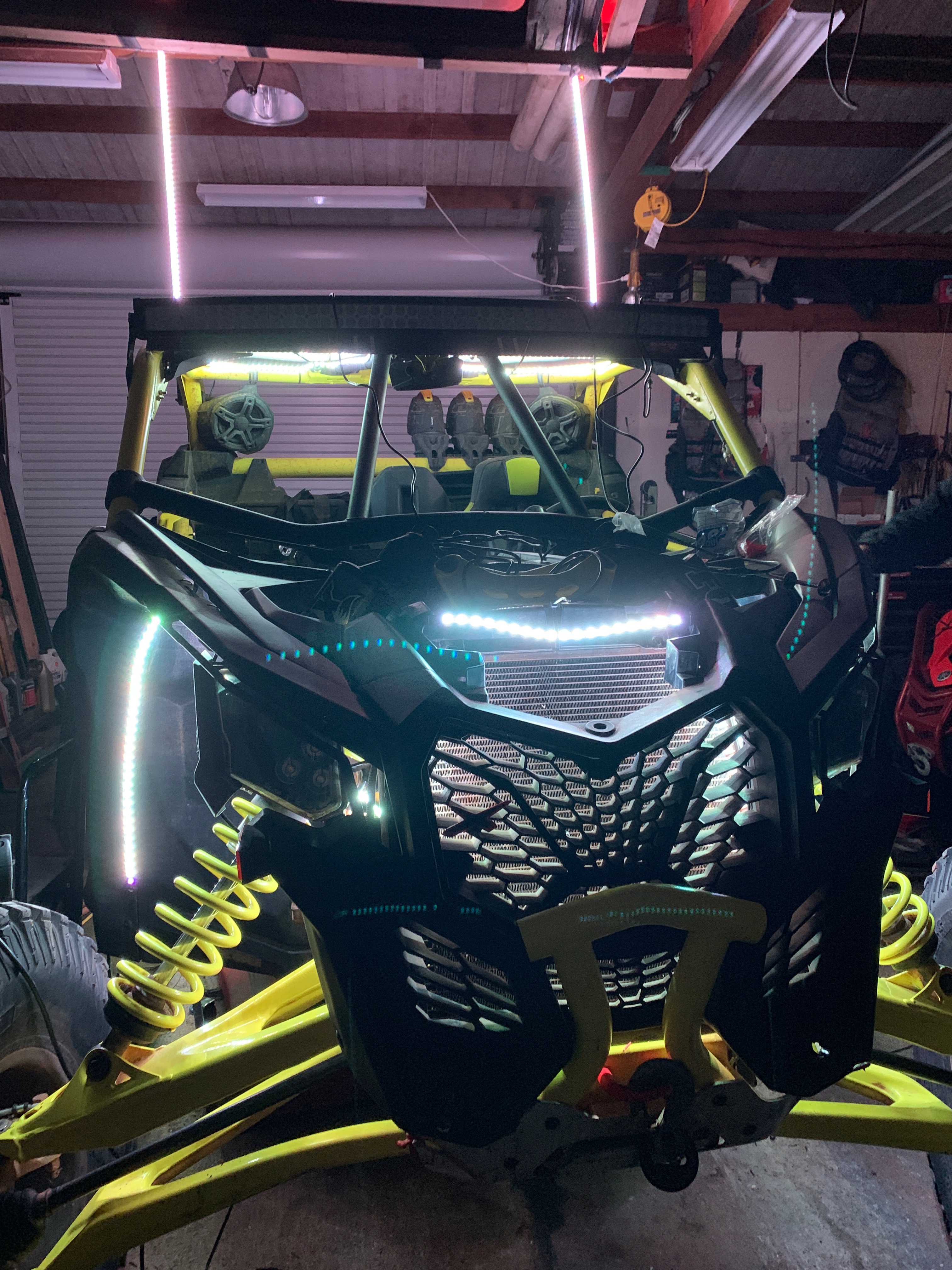 Can Am X3 Premium UnderGlow Kit StarLight Led Whips